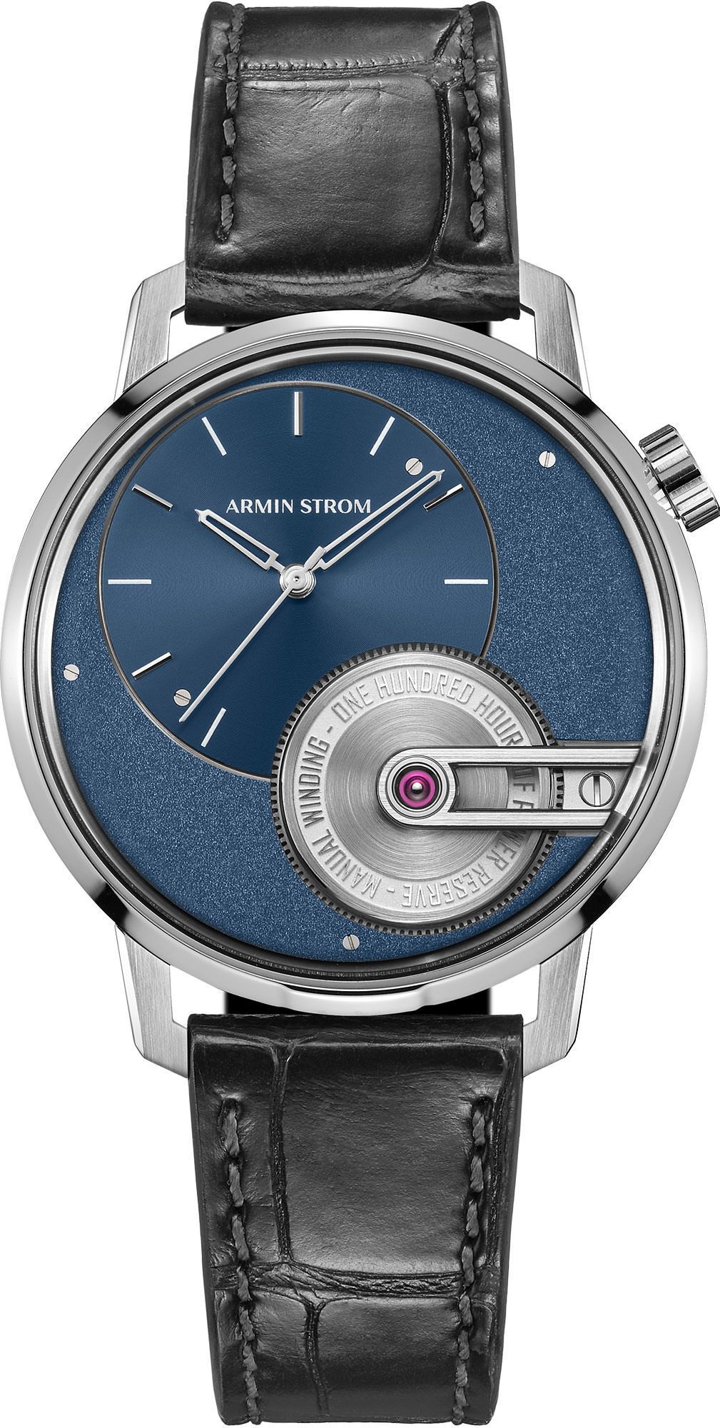 Armin Strom System 78 Tribute 1 Blue Dial 38 mm Manual Winding Watch For Men - 1