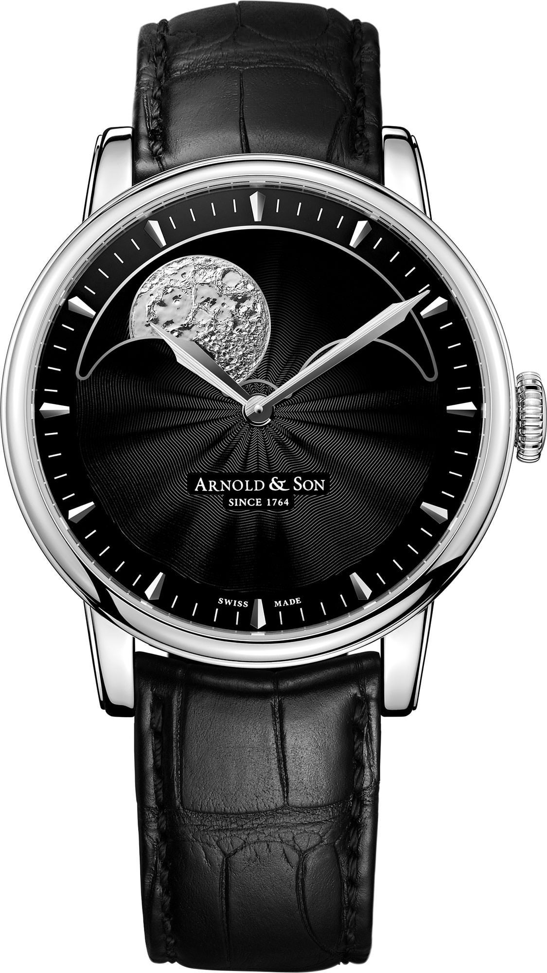 Arnold & Son  42 mm Watch in Black Dial For Men - 1