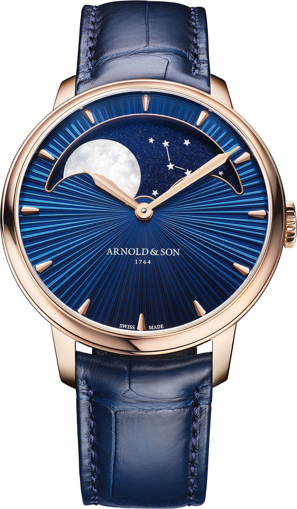 Arnold & Son  41.5 mm Watch in Blue Dial For Men - 1