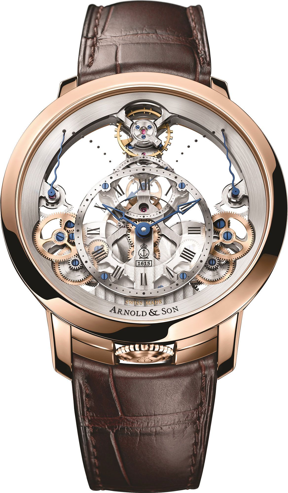 Arnold & Son Time Pyramid  Skeleton Dial 44.6 mm Manual Winding Watch For Men - 1