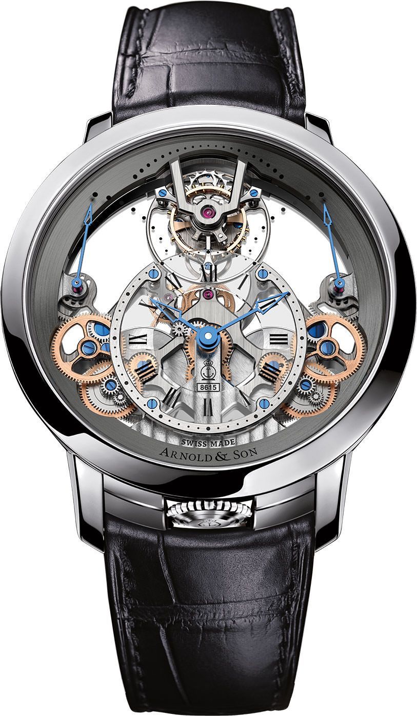 Arnold & Son Time Pyramid  Skeleton Dial 44.6 mm Manual Winding Watch For Men - 1
