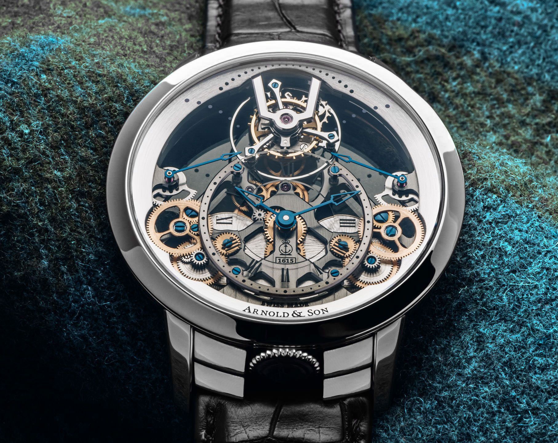 Arnold & Son Time Pyramid  Skeleton Dial 44.6 mm Manual Winding Watch For Men - 6