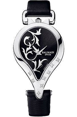 Balmain  30 mm Watch in Black Dial For Women - 1