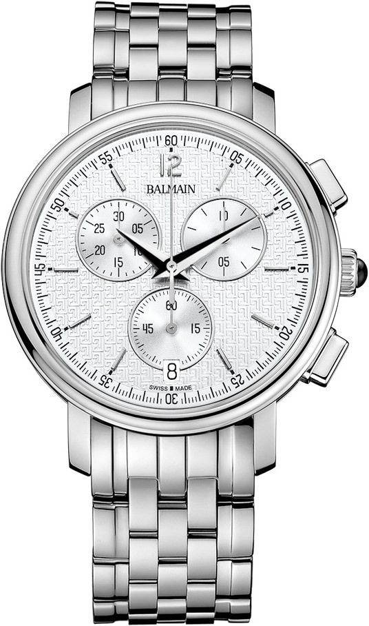 Balmain  40 mm Watch in Silver Dial For Men - 1