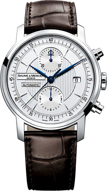 Baume & Mercier  42 mm Watch in Silver Dial For Men - 1