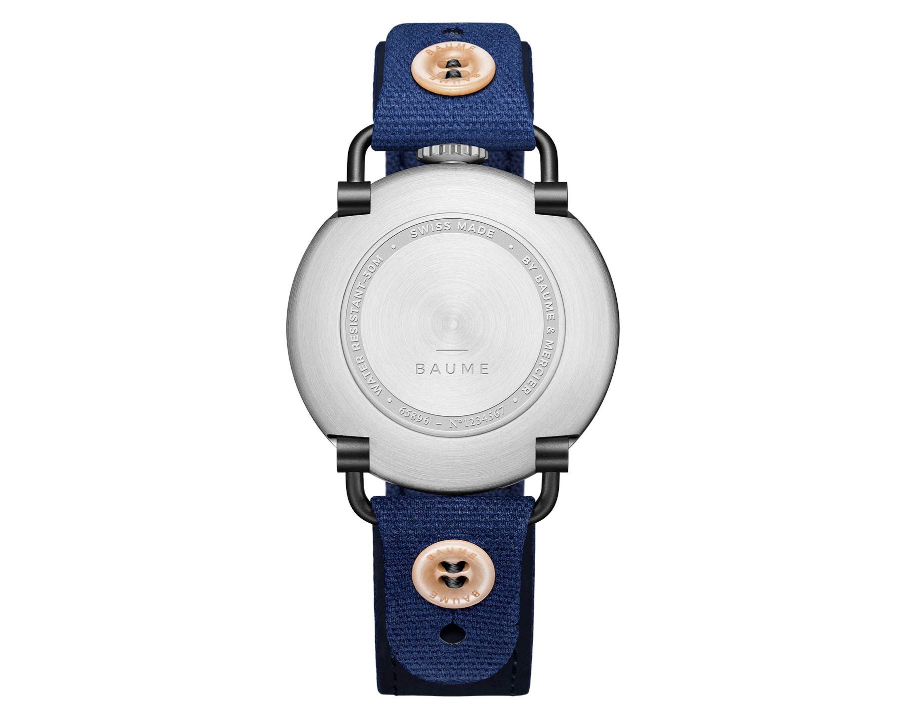 Baume & Mercier Baume  Blue Dial 41 mm Quartz Watch For Men - 3