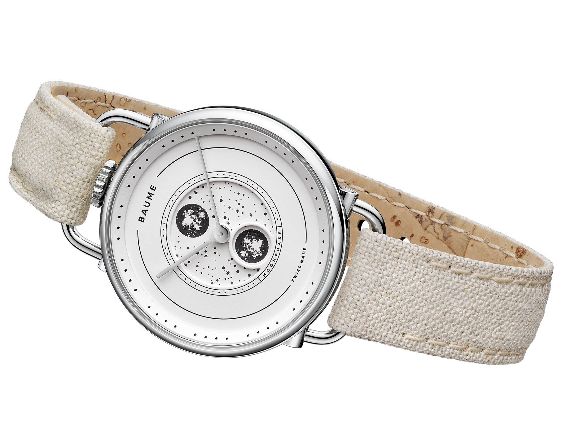 Baume & Mercier Baume  White Dial 35 mm Quartz Watch For Women - 2