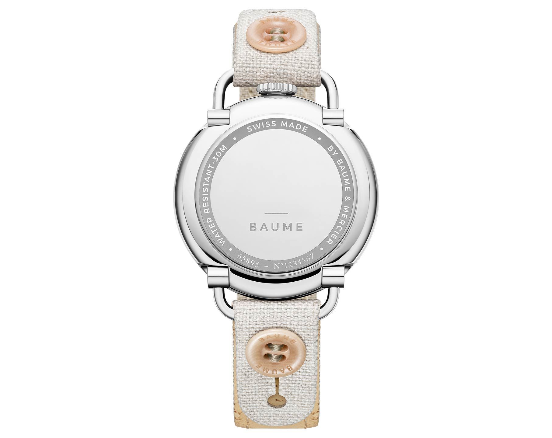 Baume & Mercier Baume  White Dial 35 mm Quartz Watch For Women - 3