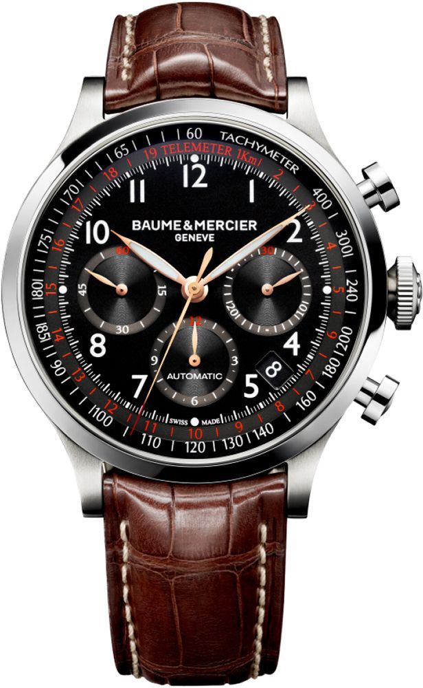 Baume & Mercier  44 mm Watch in Black Dial For Men - 1