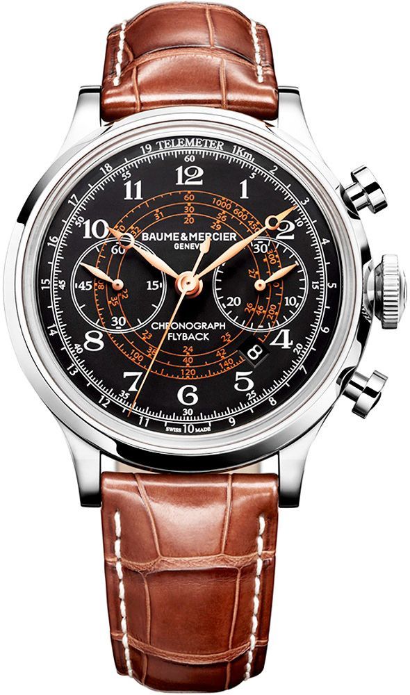 Baume & Mercier Capeland  Black Dial 44 mm Automatic Watch For Men - 1