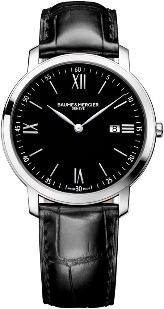 Baume & Mercier  39 mm Watch in Black Dial For Men - 1