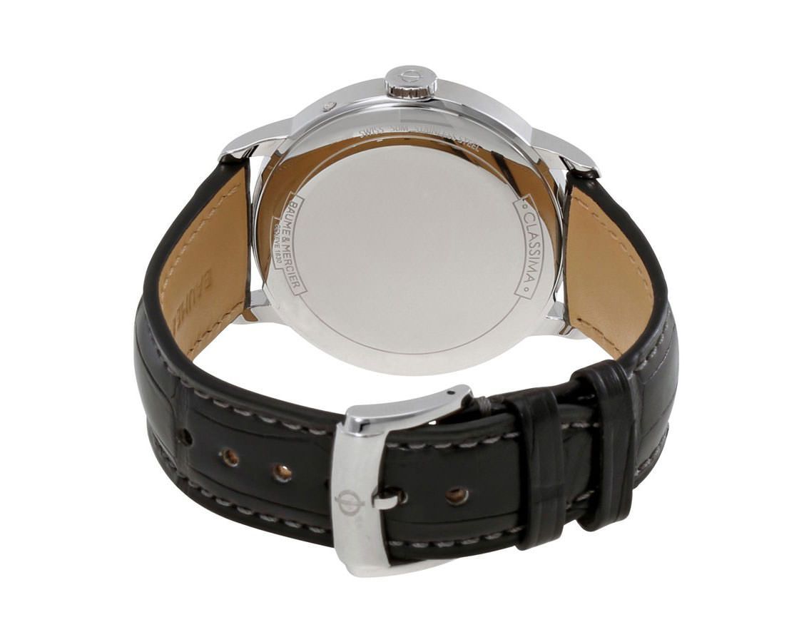 Baume & Mercier Classima  White Dial 40 mm Quartz Watch For Men - 4