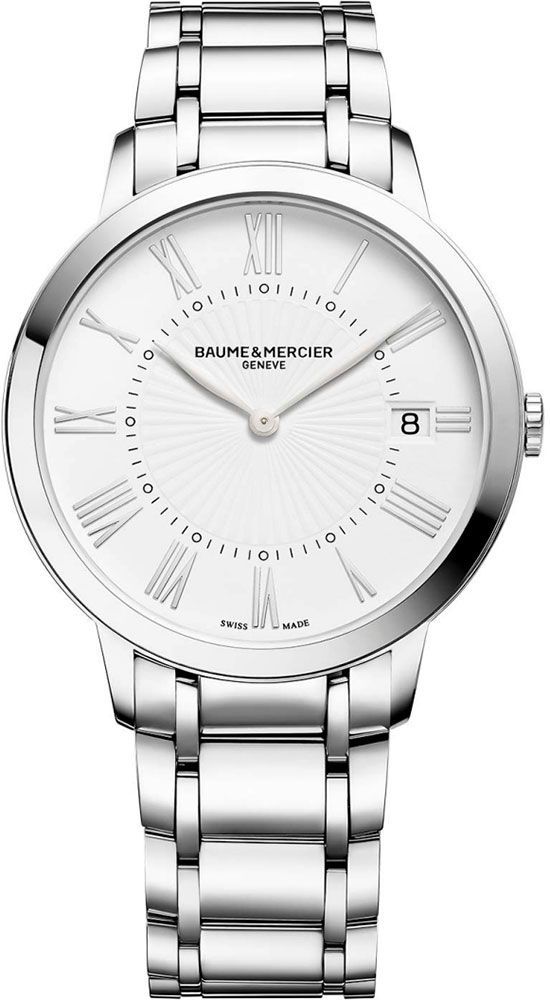 Baume & Mercier Classima  White Dial 36.5 mm Quartz Watch For Women - 1