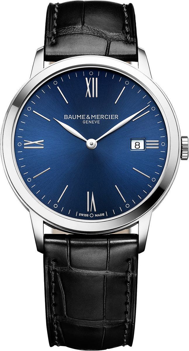 Baume & Mercier Classima  Blue Dial 40 mm Quartz Watch For Men - 1
