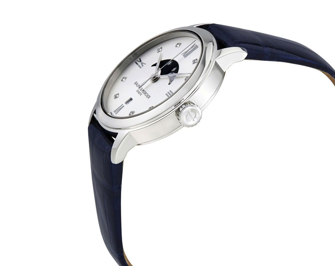 Baume & Mercier  31.5 mm Watch in Silver Dial For Women - 3