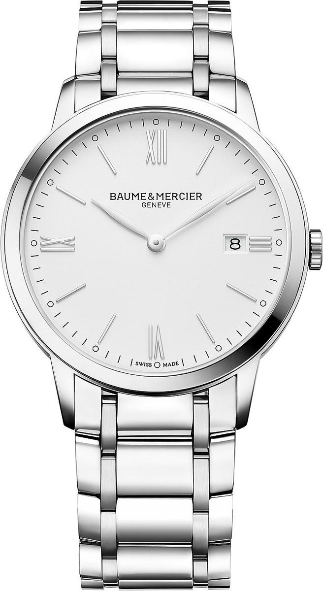 Baume & Mercier Classima My Classima White Dial 40 mm Quartz Watch For Men - 1