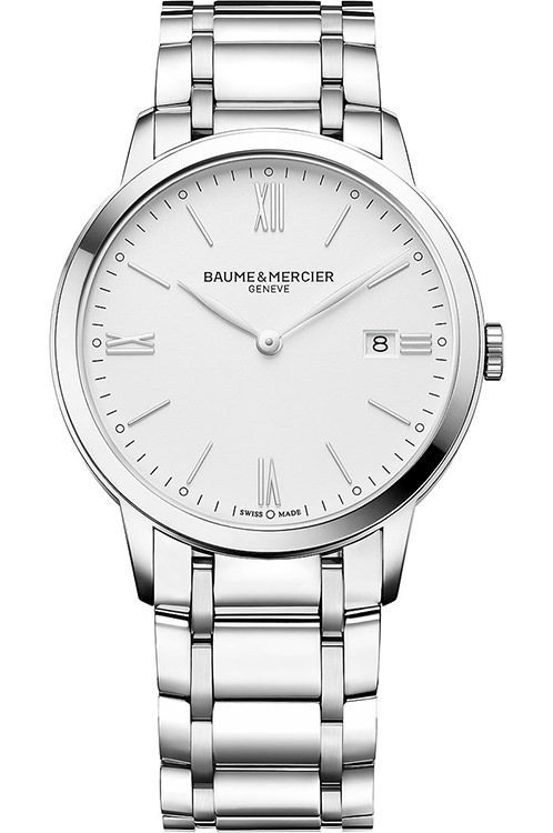 Baume Mercier My Classima 40 mm Watch in White Dial