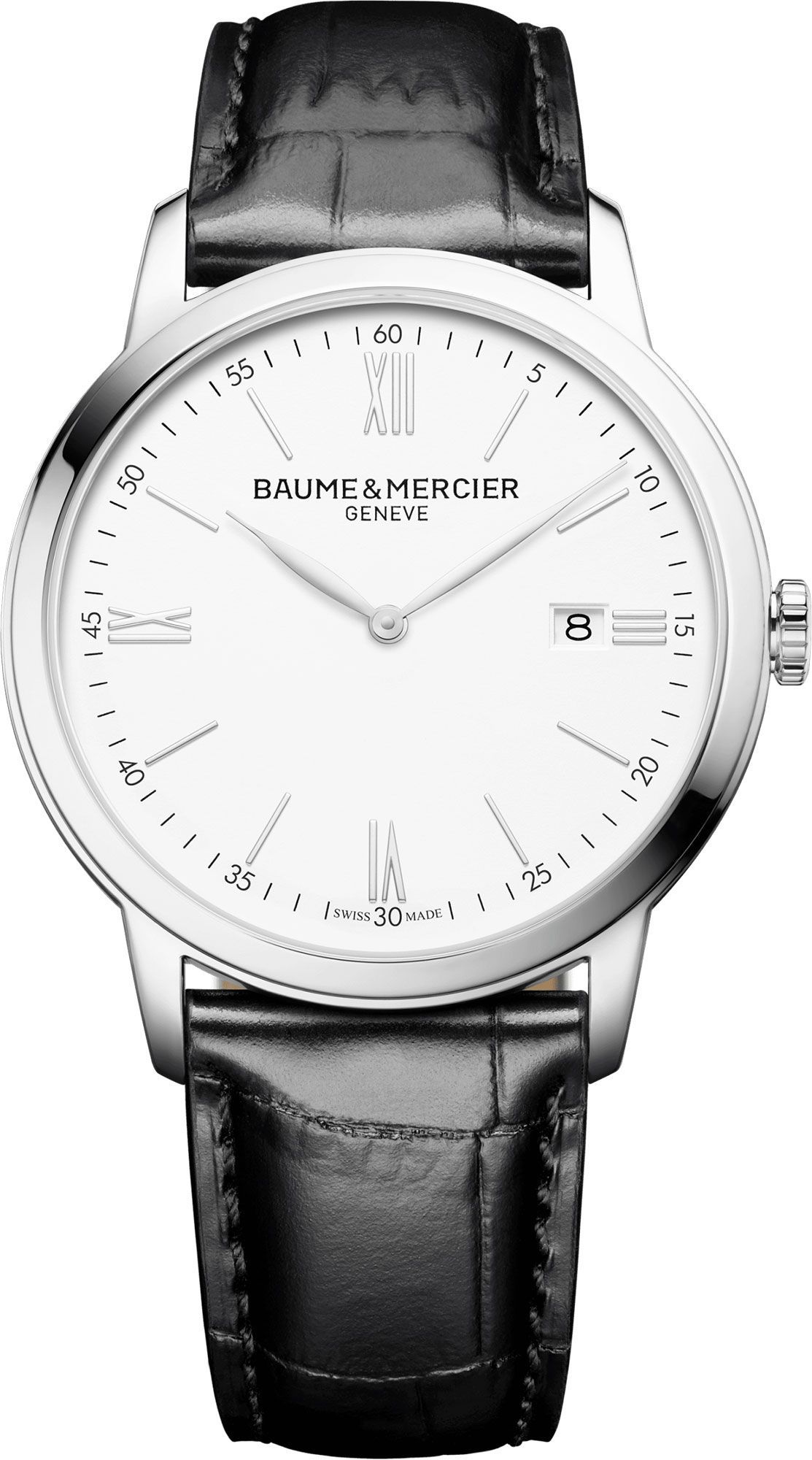 Baume & Mercier Classima  White Dial 42 mm Quartz Watch For Men - 1