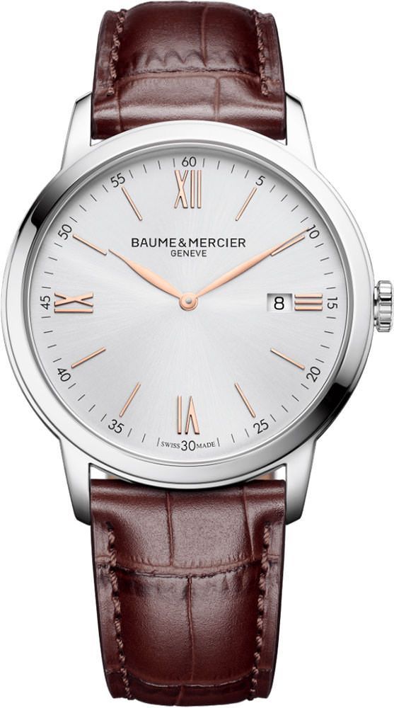 Baume & Mercier Classima  Silver Dial 42 mm Quartz Watch For Men - 1