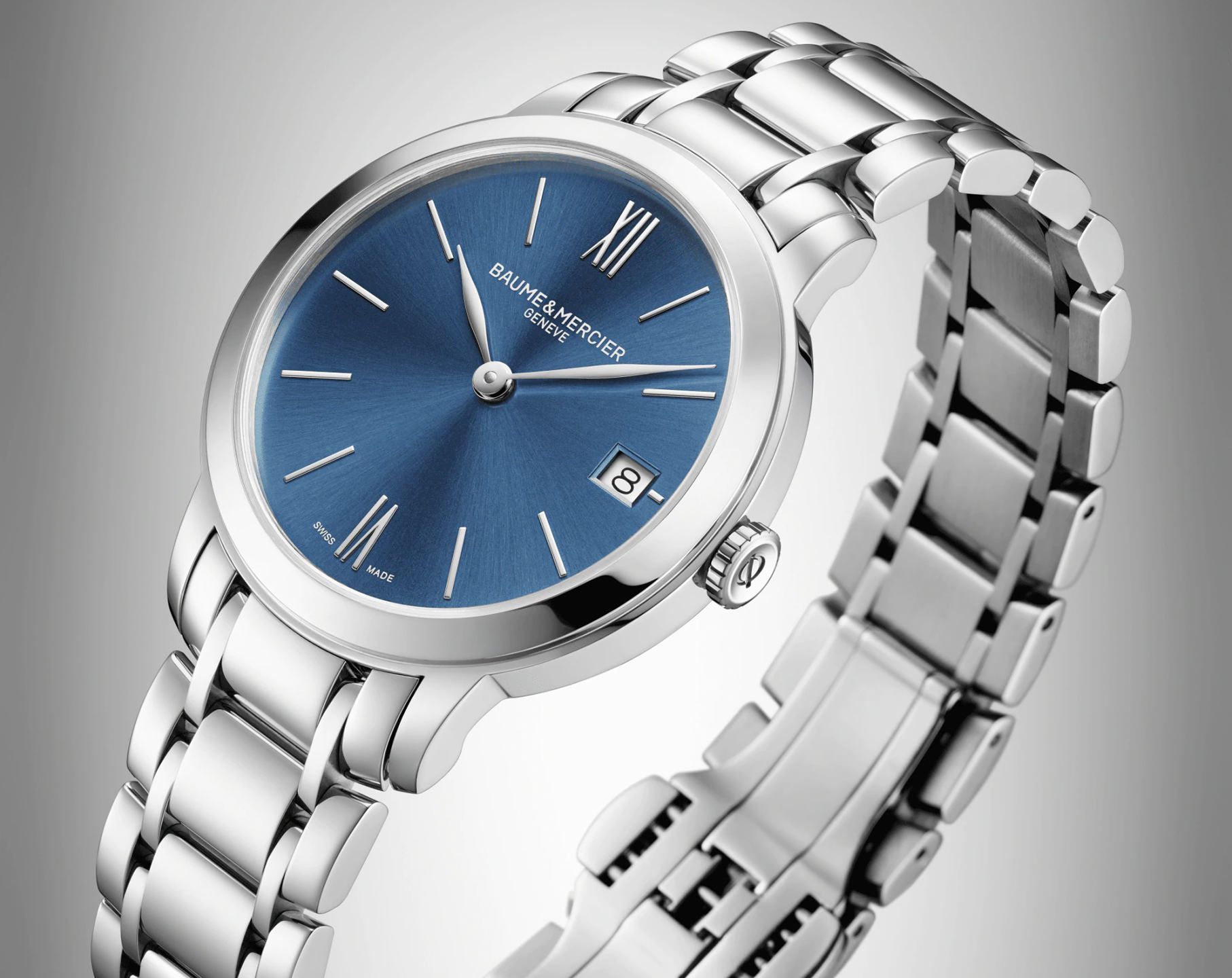 Baume & Mercier  31 mm Watch in Blue Dial For Women - 3