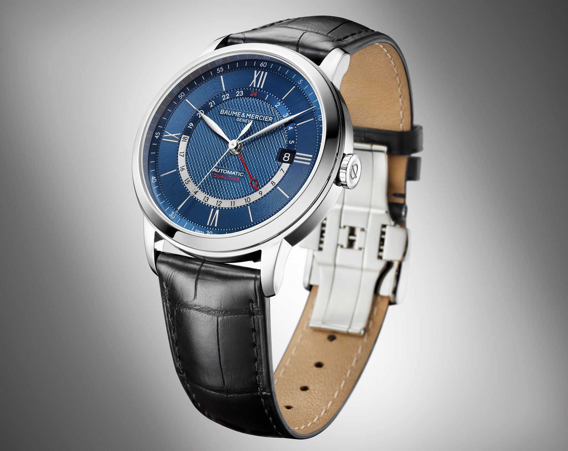 Baume & Mercier Classima  Blue Dial 42 mm Automatic Watch For Men - 8