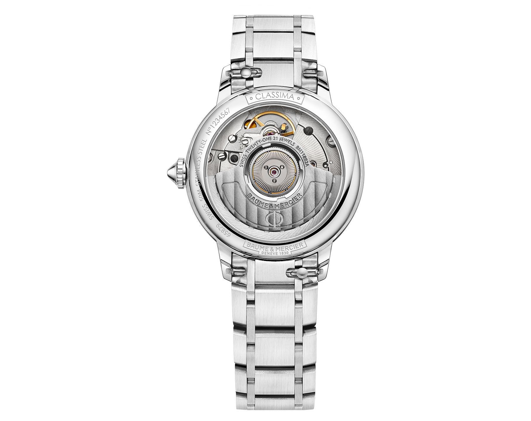 Baume & Mercier Classima  Grey Dial 31 mm Automatic Watch For Women - 3