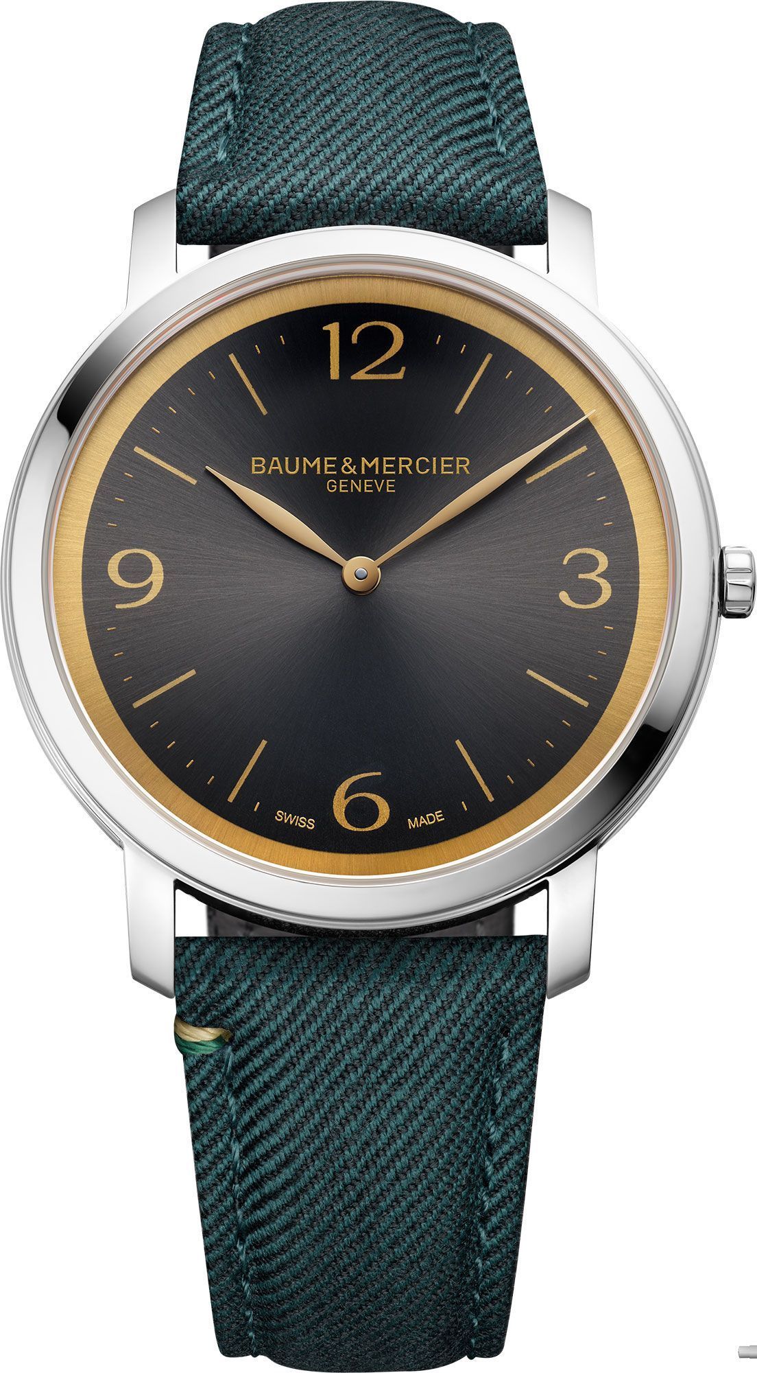 Baume & Mercier Classima  Grey Dial 39 mm Quartz Watch For Men - 1