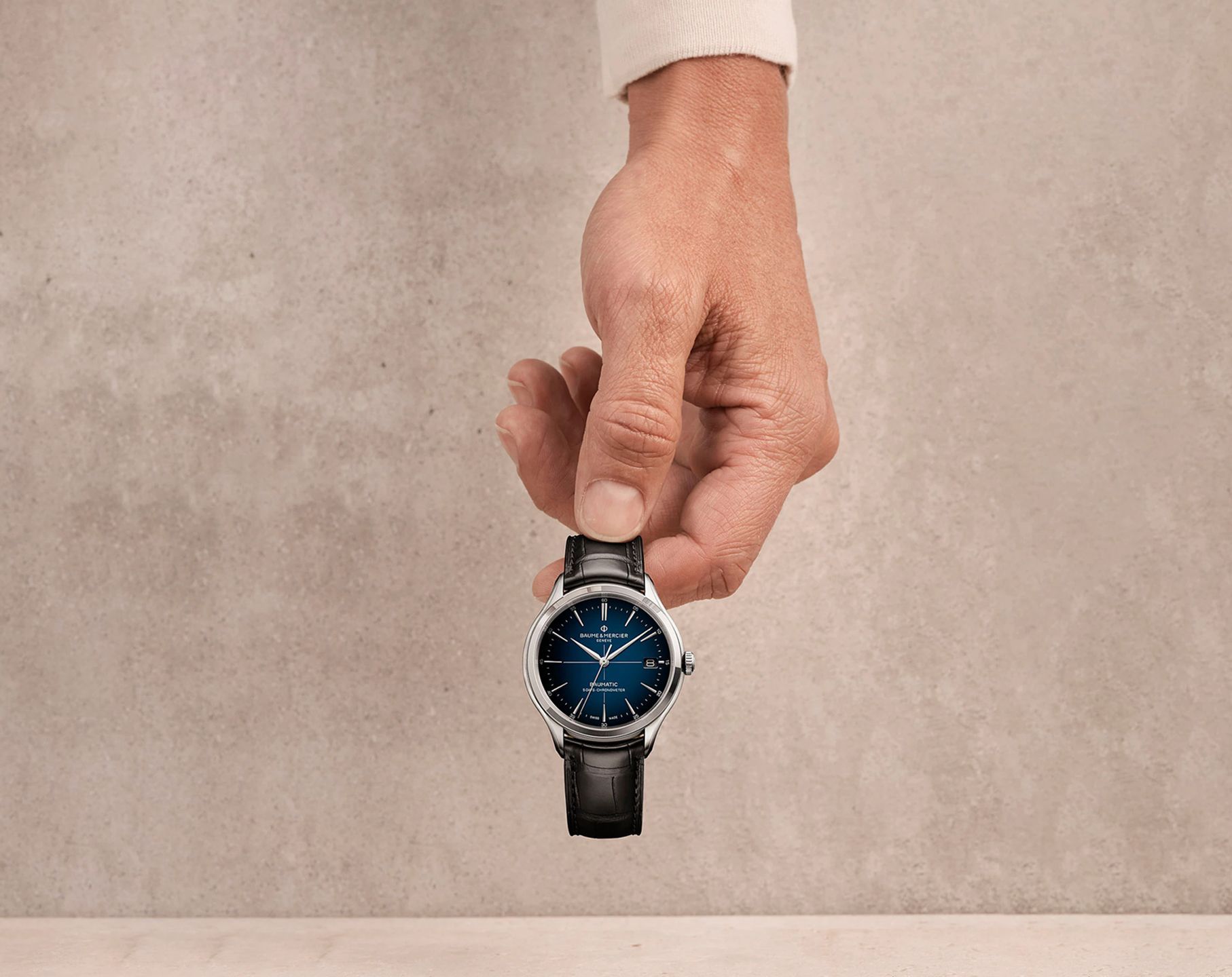 Baume & Mercier Clifton  Blue Dial 40 mm Automatic Watch For Men - 6