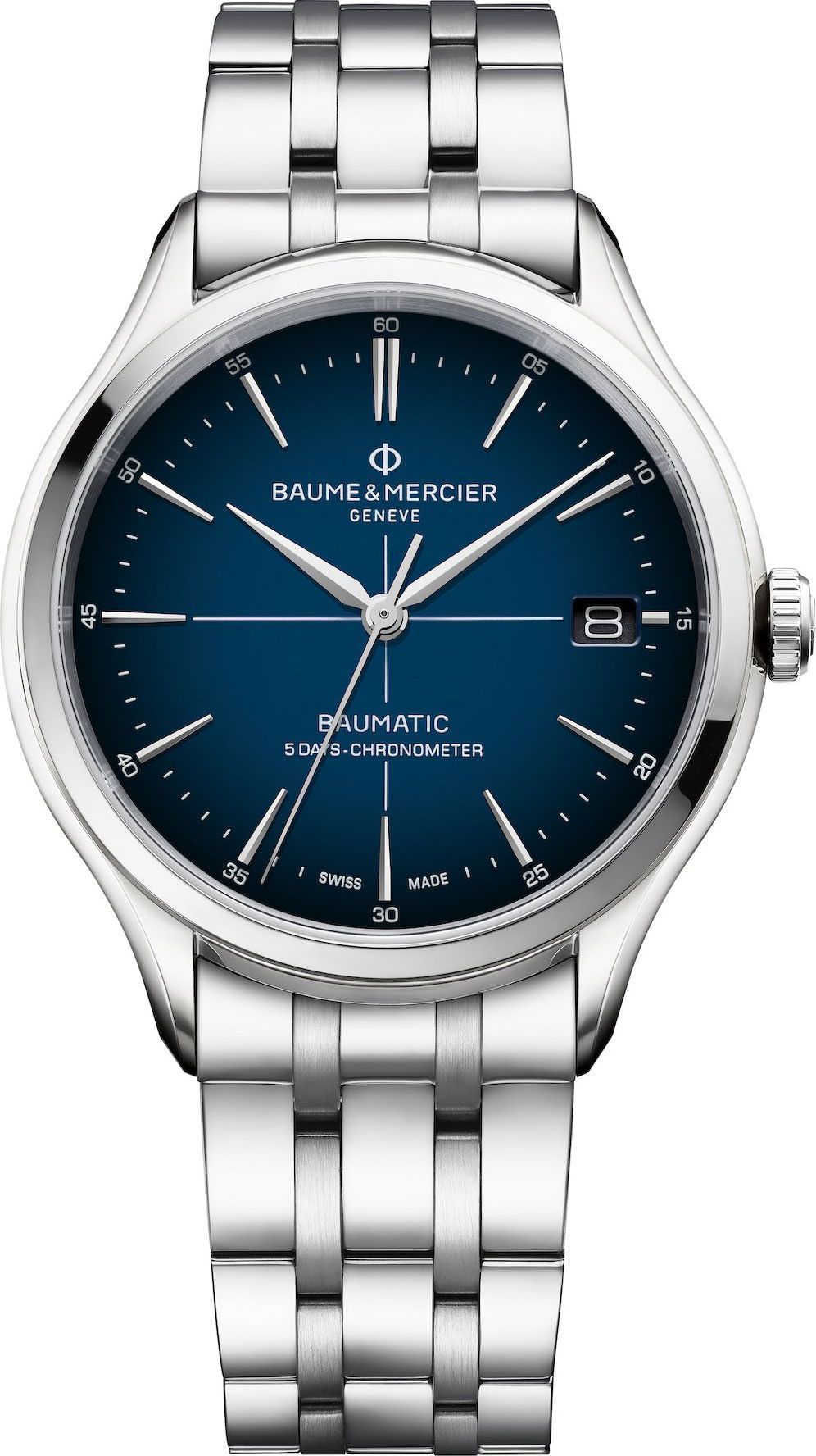 Baume & Mercier  40 mm Watch in Blue Dial For Men - 1