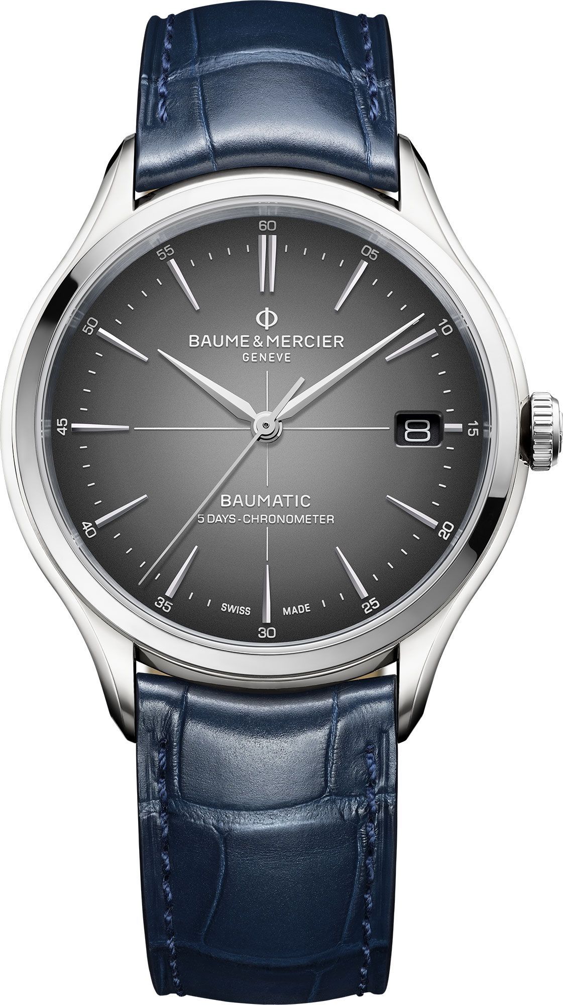 Baume & Mercier Clifton  Grey Dial 40 mm Automatic Watch For Men - 1