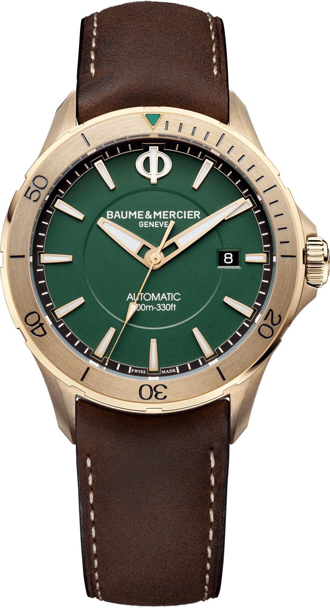 Baume & Mercier Clifton Club  Green Dial 42 mm Automatic Watch For Men - 1