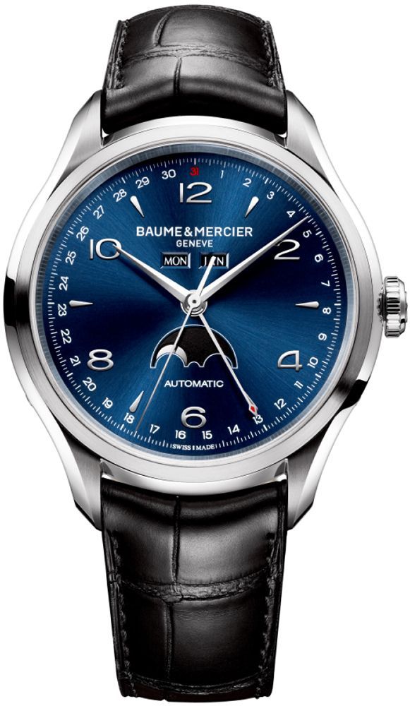 Baume & Mercier  43 mm Watch in Blue Dial For Men - 1