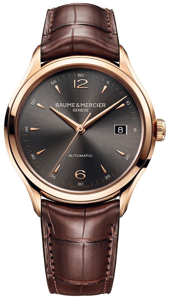 Baume & Mercier Clifton  Antracite Dial 38.8 mm Automatic Watch For Men - 1