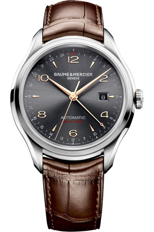 Baume Mercier Clifton 43 mm Watch in Grey Dial