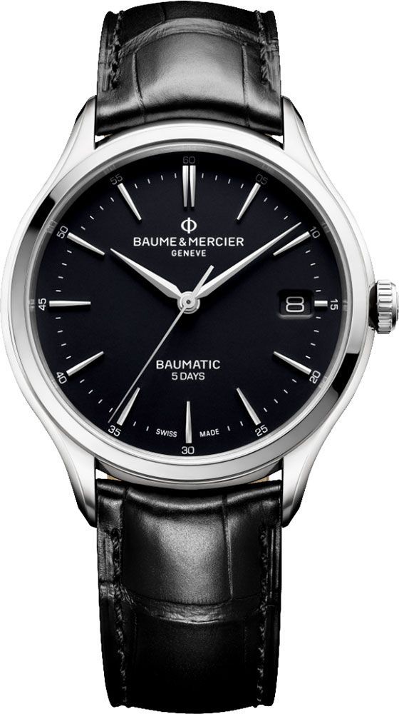 Baume & Mercier  40 mm Watch in Black Dial For Men - 1