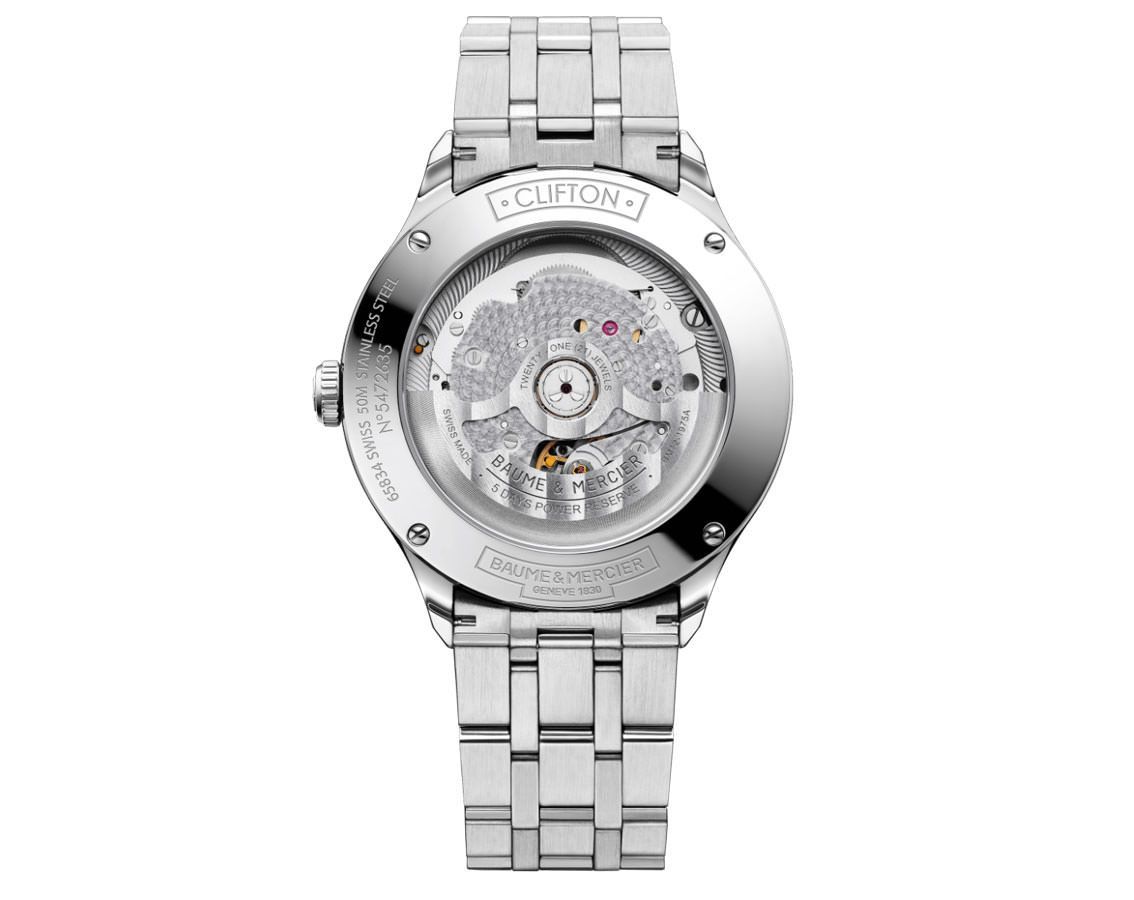 Baume & Mercier  40mm Watch in White Dial For Men - 4