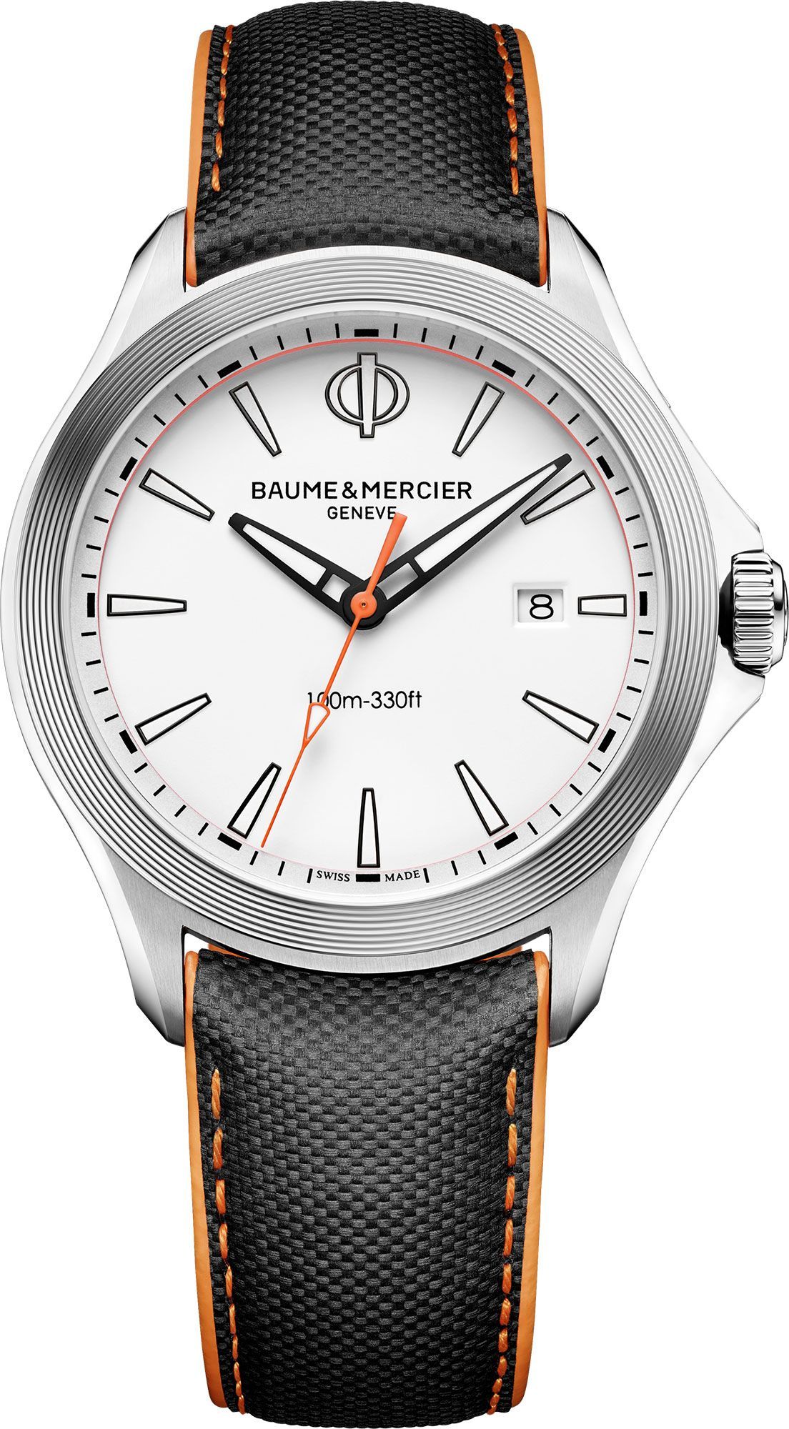 Baume & Mercier Clifton Club  White Dial 42 mm Quartz Watch For Men - 1