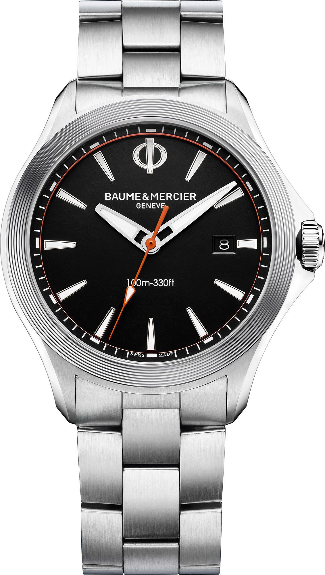 Baume & Mercier Clifton Club  Black Dial 42 mm Quartz Watch For Men - 1