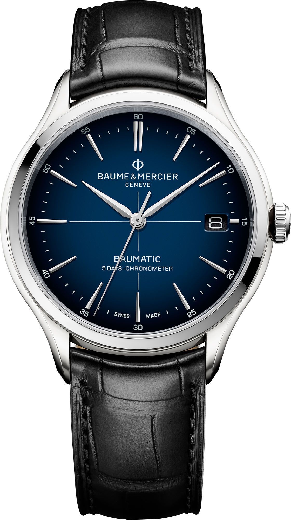 Baume & Mercier Clifton  Blue Dial 40 mm Automatic Watch For Men - 1