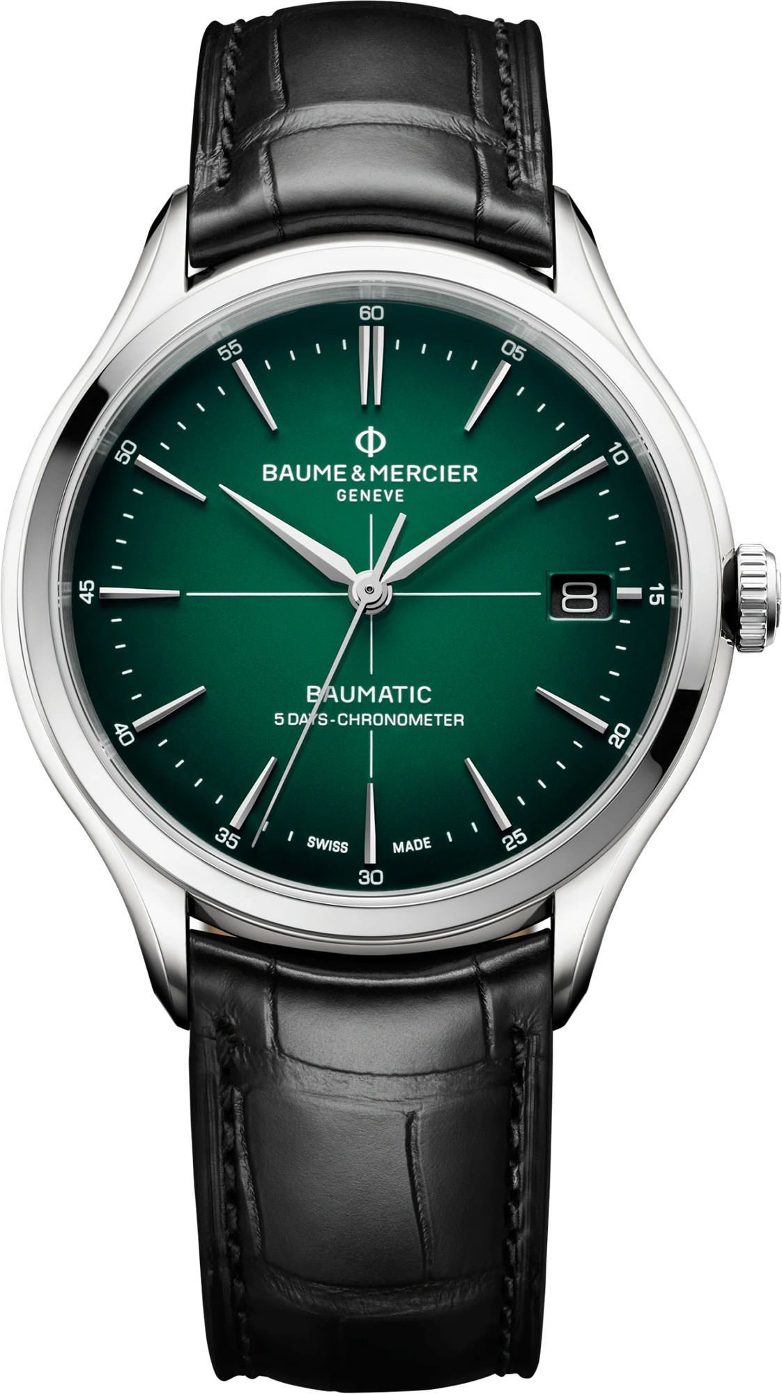 Baume & Mercier Clifton  Green Dial 40 mm Automatic Watch For Men - 1