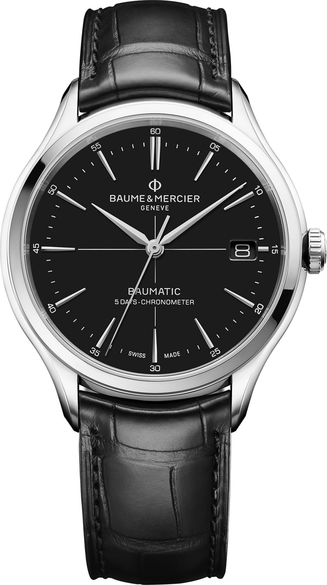 Baume & Mercier Clifton  Black Dial 40 mm Automatic Watch For Men - 1