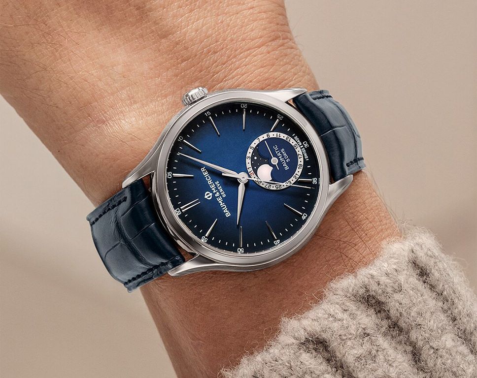 Baume & Mercier Clifton  Blue Dial 39 mm Automatic Watch For Men - 3