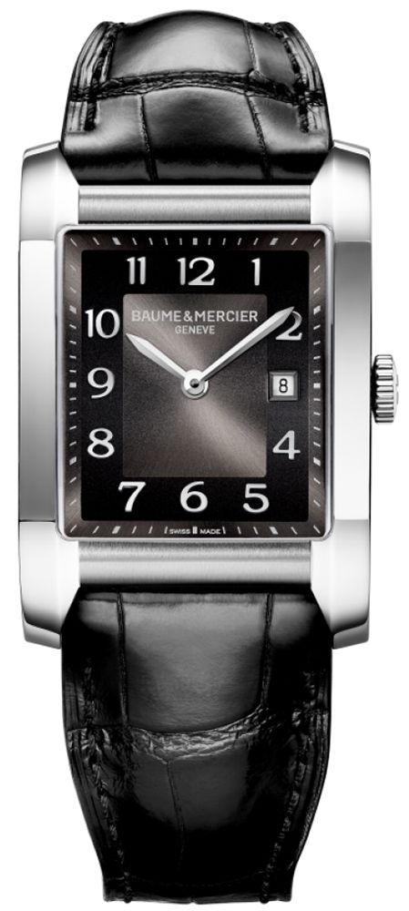 Baume & Mercier Hampton  Black Dial 27.1 mm Quartz Watch For Women - 1