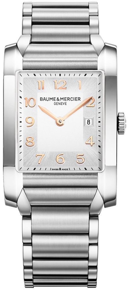 Baume & Mercier Hampton  Silver Dial 40 mm Quartz Watch For Women - 1