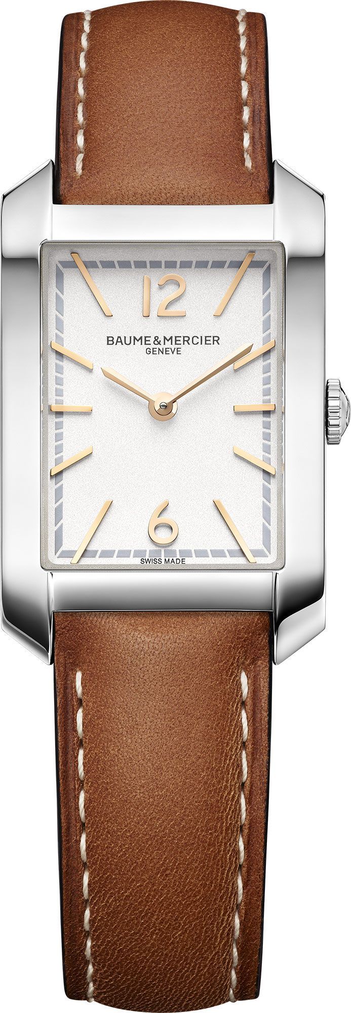 Baume & Mercier Hampton  Silver Dial 22 mm Quartz Watch For Women - 1