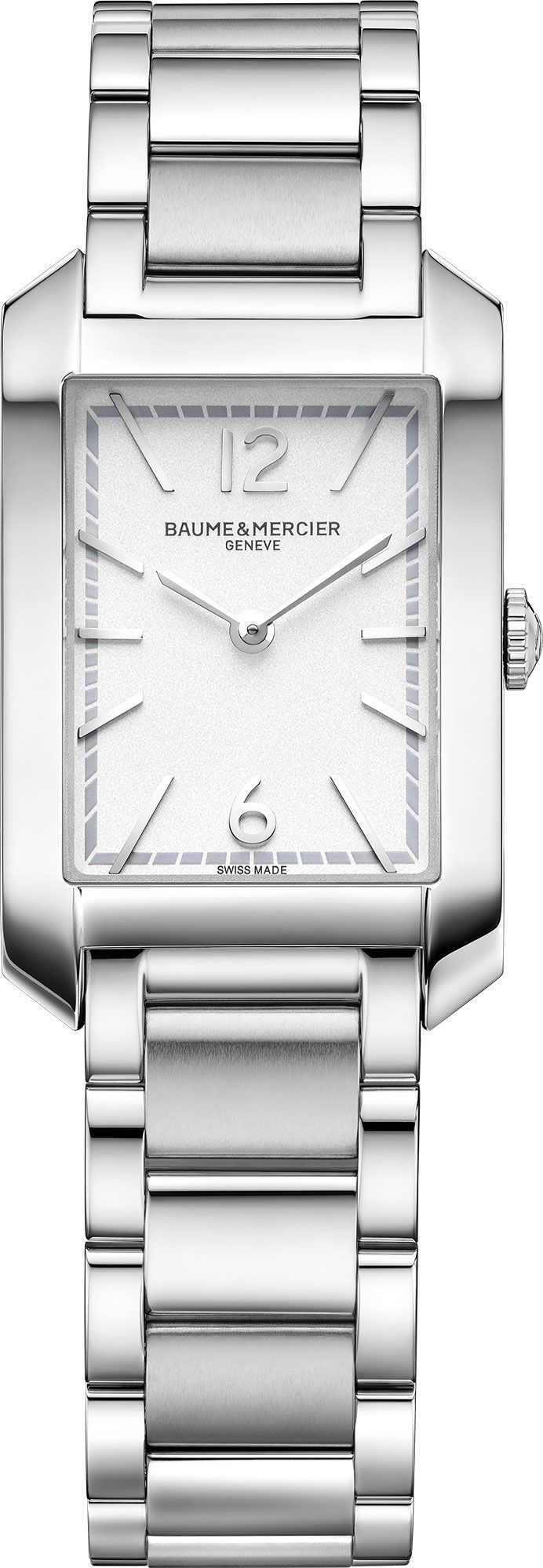 Baume & Mercier Hampton 22 Mm Watch In Silver Dial