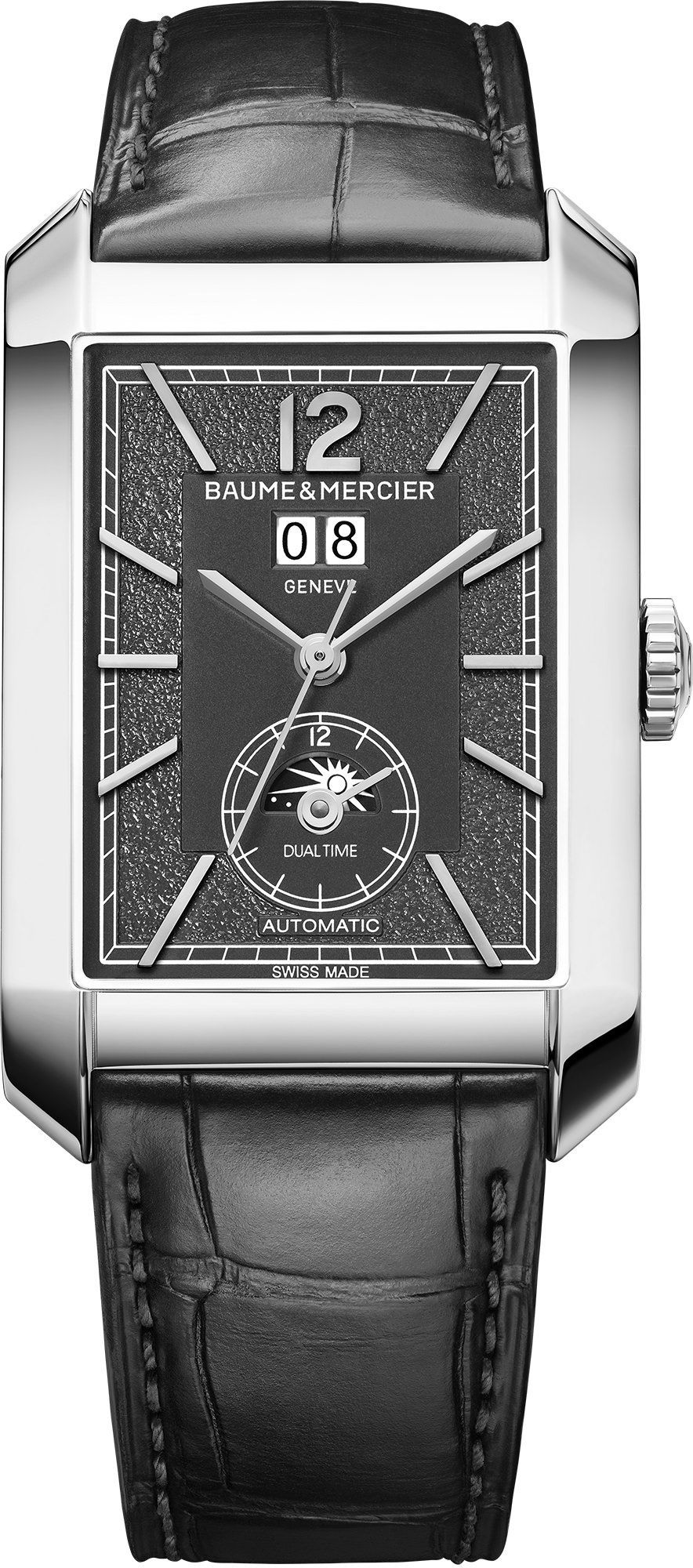 Baume & Mercier Hampton  Grey Dial 48 mm Automatic Watch For Men - 1