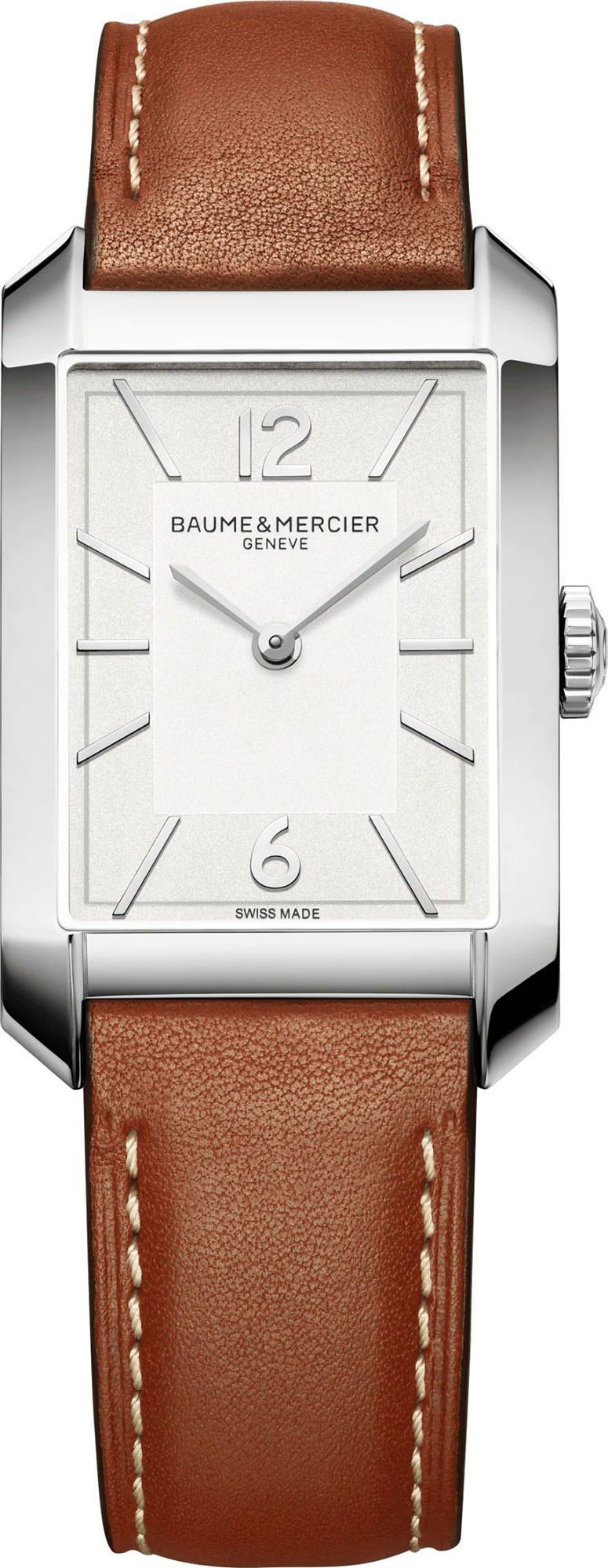 Baume & Mercier Hampton  White Dial 27 mm Quartz Watch For Men - 1