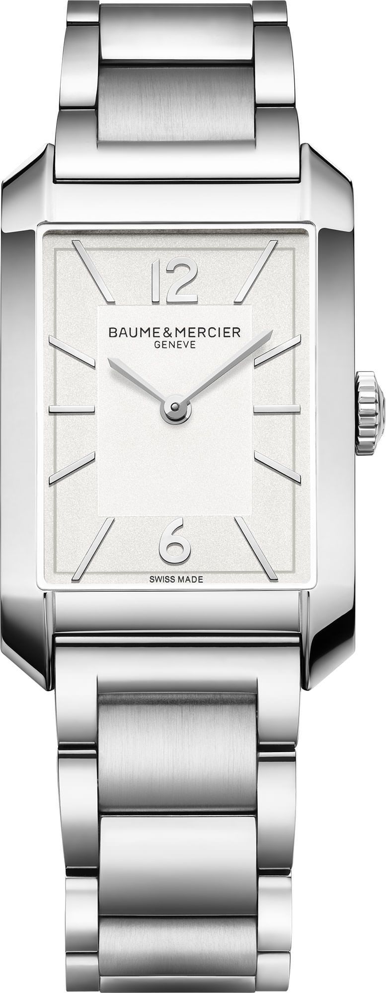Baume & Mercier Hampton  White Dial 27.5 mm Quartz Watch For Women - 1