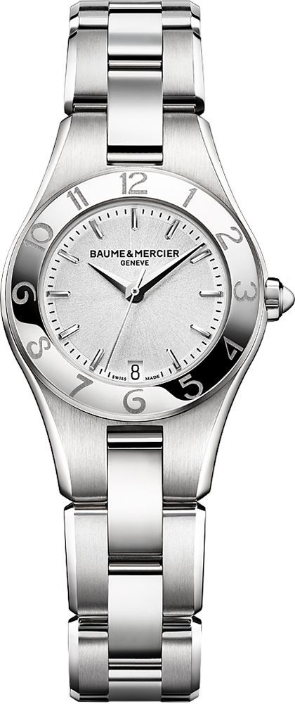 Baume & Mercier Linea  Silver Dial 27 mm Quartz Watch For Women - 1